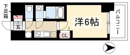 プレサンス東別院セレニス【3階】の間取り