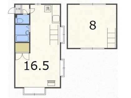 北海道札幌市手稲区新発寒六条9丁目【アパート】の間取り