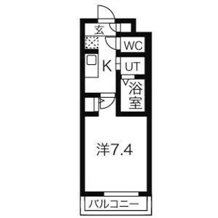 エスポワールツツミ【1階】の間取り