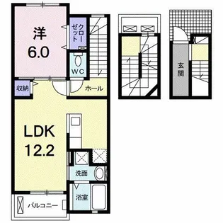 フレーズ東山【3階】の間取り