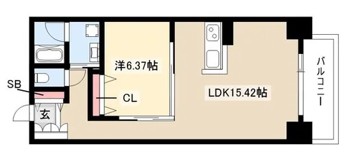 イル・フィオーレ松原【501号室】の間取り