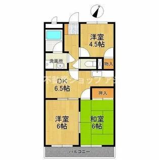 プレシャス【202号室】の間取り