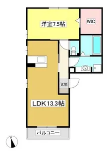 オッツ竹谷【303号室】の間取り