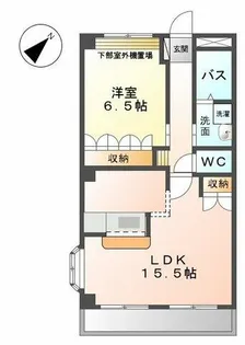 ララパルーザ【305号室】の間取り
