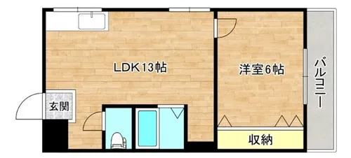 第一KYメゾン【2階】の間取り