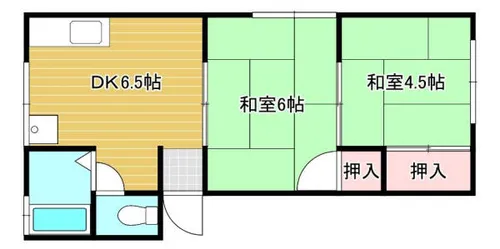 サンハイツ西山【2階】の間取り