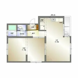 清和ビル【3階】の間取り