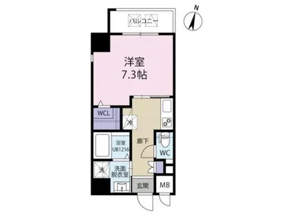 ラグーナ黒崎【604号室】の間取り