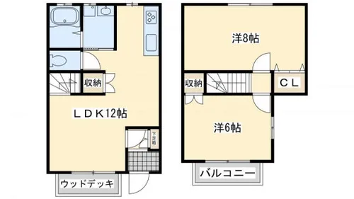福岡県鞍手郡鞍手町大字中山【一戸建】の間取り