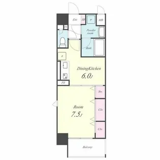 アルテミス【4階】の間取り