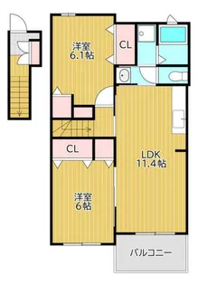 ファインソフトリー【1階】の間取り