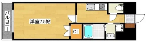 リファレンス小倉駅前【9階】の間取り