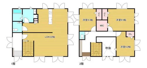 福岡県北九州市八幡西区千代3丁目【一戸建】の間取り
