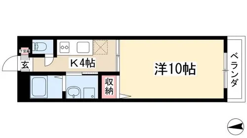 メルベーユ【302号室】の間取り