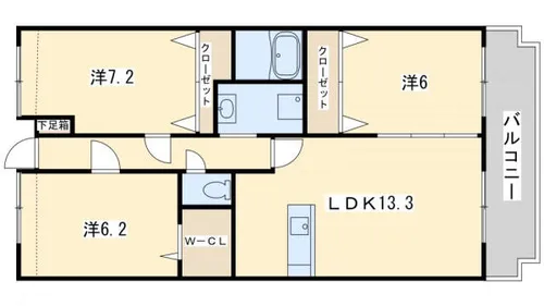 プリンシプル【2階】の間取り