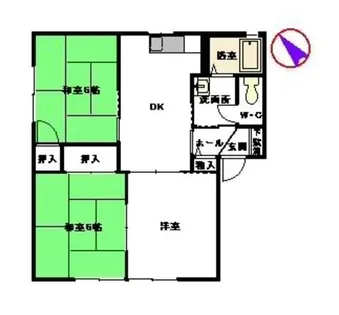 フレグランス貴船台【101号室】の間取り