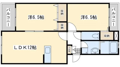 プレステージレオ壱番館【3階】の間取り