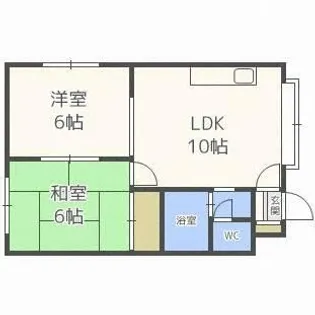 ルミナスハイツ【102号室】の間取り