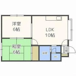 ルミナスハイツ【102号室】の間取り