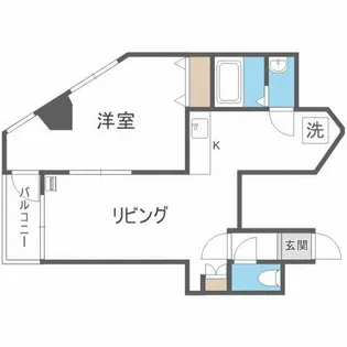 フロンティア西麻生Ⅱ【11階】の間取り