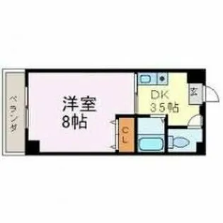 上前津かえでビル【205号室】の間取り
