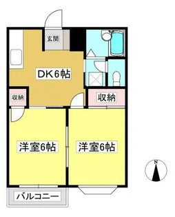 エルディム泉【2階】の間取り