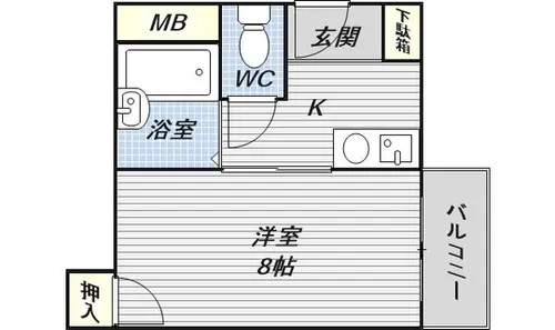 第二メゾンいずみ【2階】の間取り