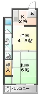 藤田マンション【5階】の間取り
