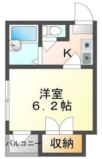 M´プラザ西三荘駅前【2階】の間取り