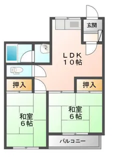 西村ハイツ(栄町)【4階】の間取り