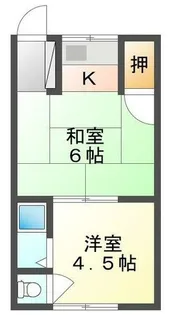 美保マンション【3階】の間取り