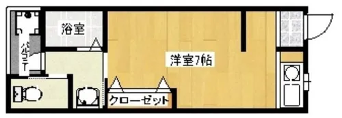 近藤ハイツ【2階】の間取り