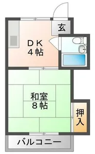 中川マンション【1階】の間取り