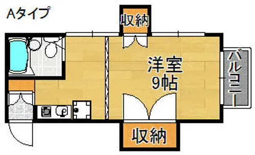 ハイツ丸和【2階】の間取り