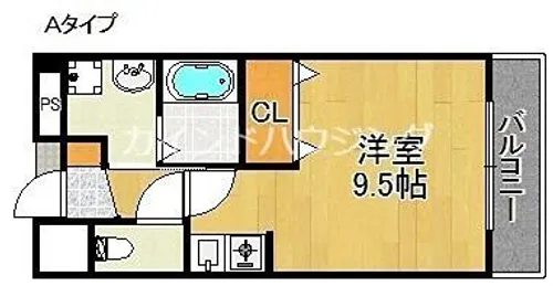 プチ・ソレール【1階】の間取り