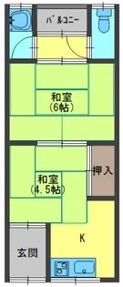 向島文化【2階】の間取り