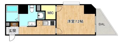 大阪府大阪市東成区玉津1丁目【マンション】の間取り