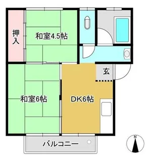 マルニマンション【3号室】の間取り