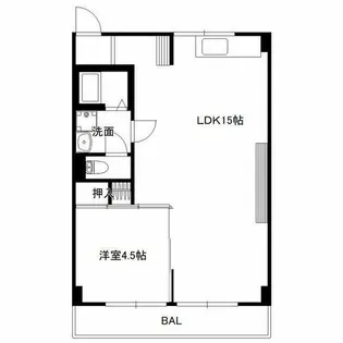 東山ハイホーム【3階】の間取り