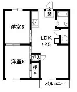 タウニー新栄【2階】の間取り