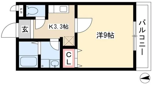 レクセルヒカリ【201号室】の間取り
