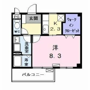 プルミエⅡ【1階】の間取り