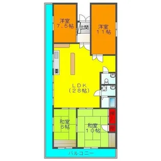 コトブキマンション【9階】の間取り
