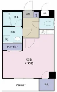 ピアーノ・KM21【701号室】の間取り