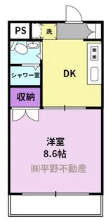 コーポ加月 B棟【3階】の間取り