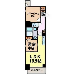 プレサンスTHE久屋大通レジェンド【7階】の間取り