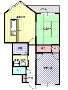 エルピス旭町【2階】の間取り
