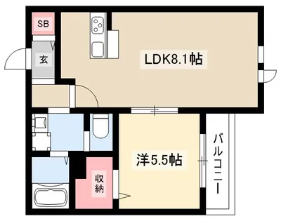 Evergarden千種II【3階】の間取り