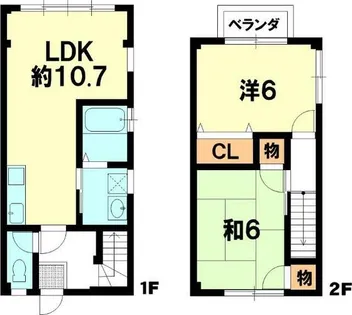 ドミールQ【1階】の間取り