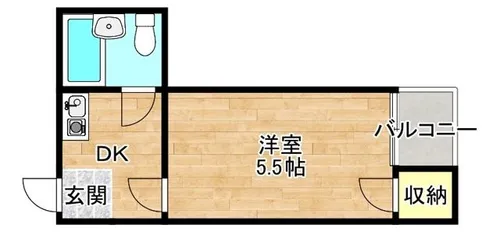 大阪府大阪市生野区新今里3丁目【マンション】の間取り